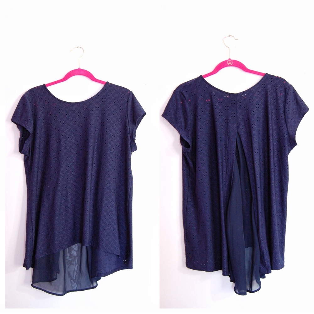 Anthropologie Pebble and Stone Open Back Knit Top - Picture 2 of 8